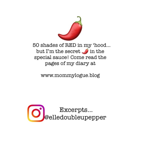 👋let’s connect! 📖www.mommylogue.blog follow on Instagram@elledoubleupepper 🌶 - Picture 4 of 4